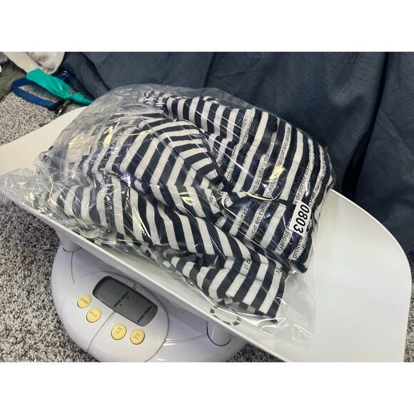 Kate Spade‎ Black/White Stripe Long Pajama Set, Women’s XL Cotton/Rayon Soft - Picture 13 of 13